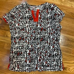 Koi Scrub Top
